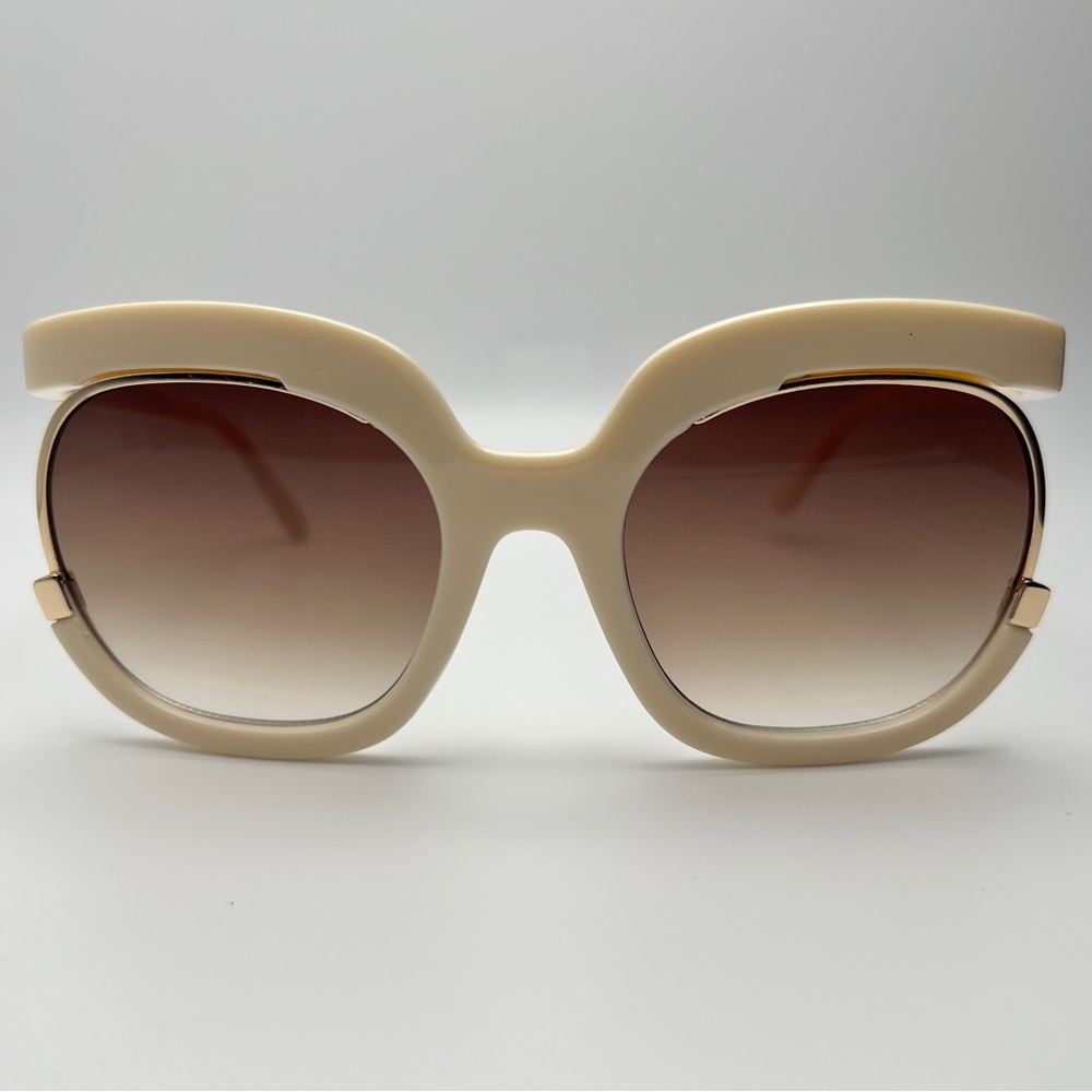 Cream and Gold Sunglasses